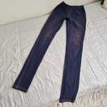 legginsy getry jeansowe 164 granatowe
