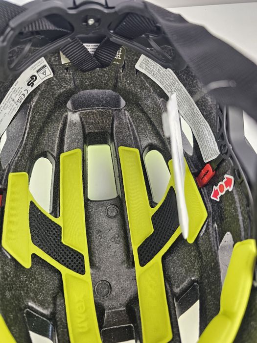 Kask rowerowy Uvex Rise CC Neon Yellow-Black r. 56-59