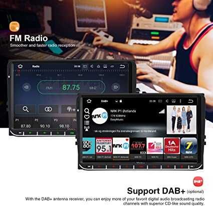 Rádio de carro Vanku Android EstéreoDouble Din Stereo