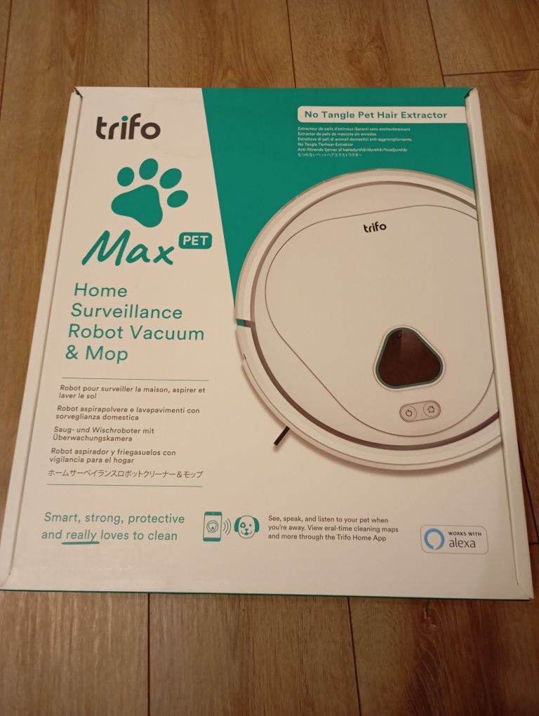 Robot odkurzający myjący Trifo Max Pet