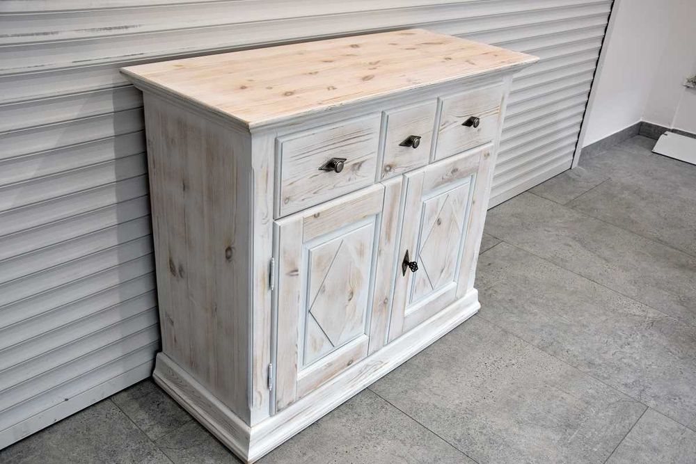 komoda z drewna sosnowego - jak nowa