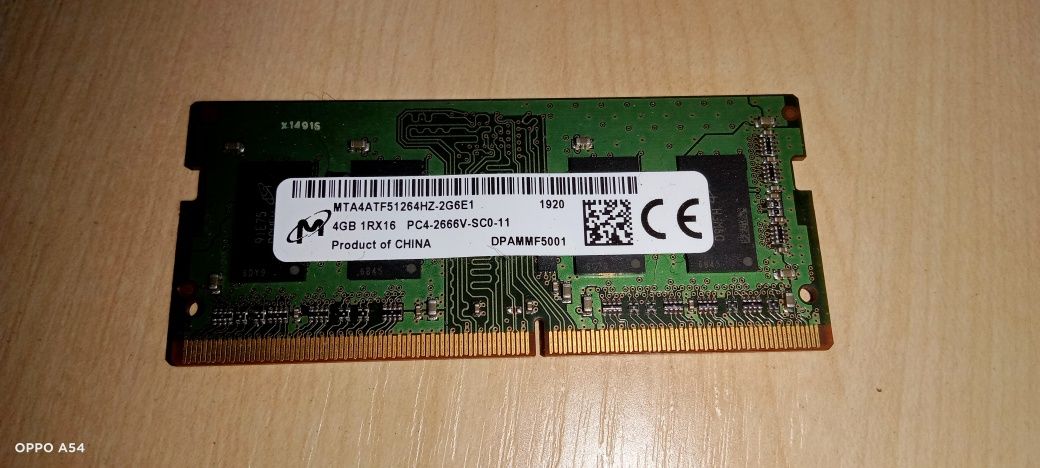 ОЗУ Для ноутбука Micron 4gb ddr4 2666MHz