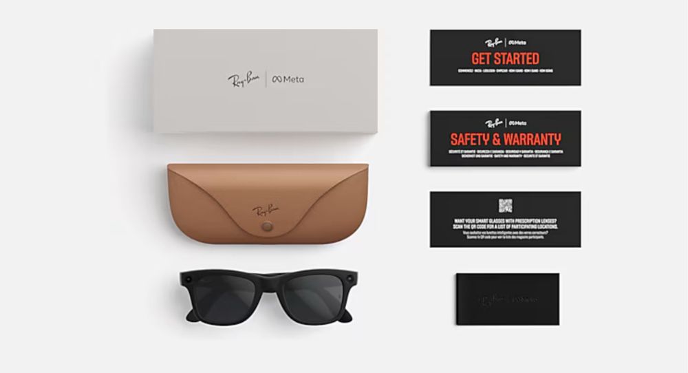 Нові!!Смарт-окуляри Ray-Ban Meta Wayfarer Shiny Black/G15 Green