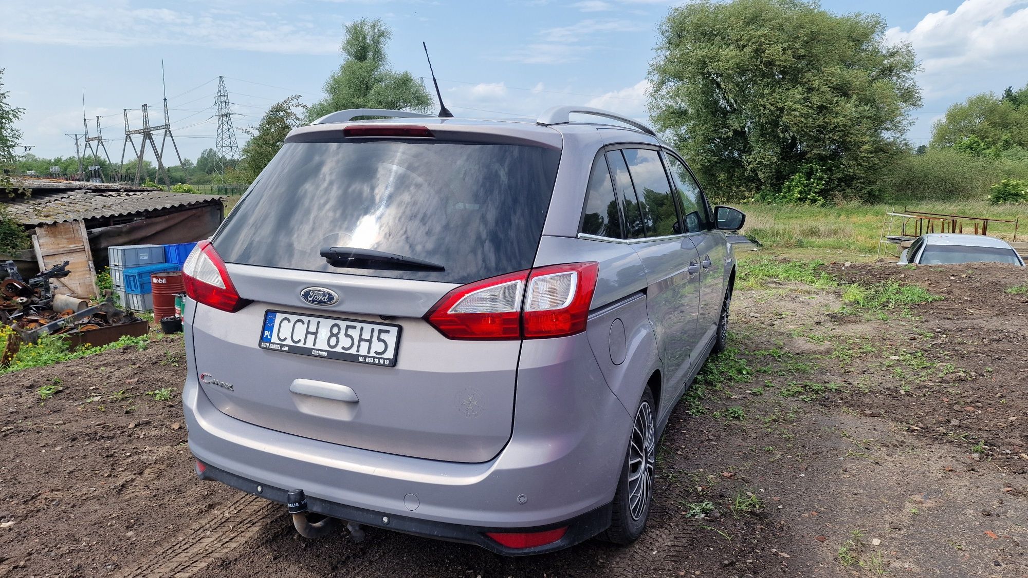 Ford C-max 2010r 1.6 Tdci/Lekko uszkodzony/Odpala jezdzi/Start stop/