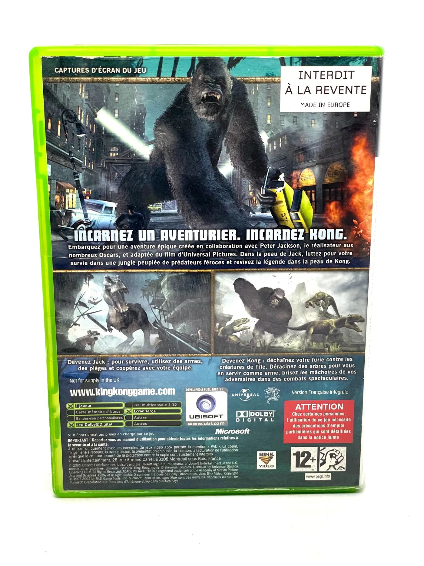 Peter Jackson's King Kong XBOX Po Angielsku