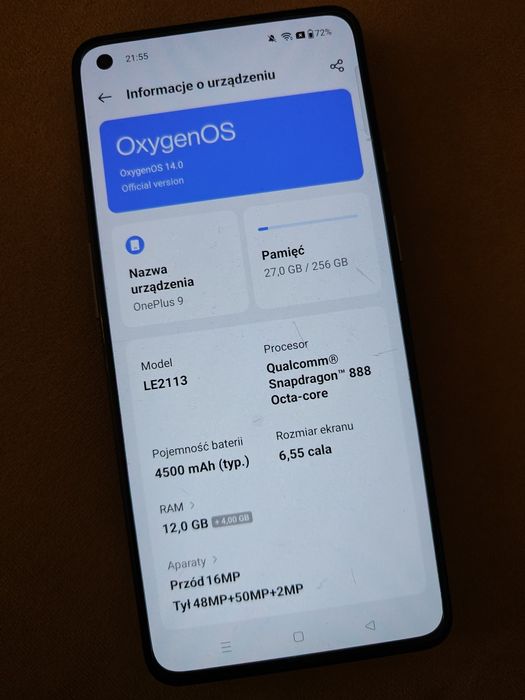 Sprzedam OnePlus 9 12/256