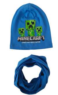 Minecraft komplet czapka I komin 54