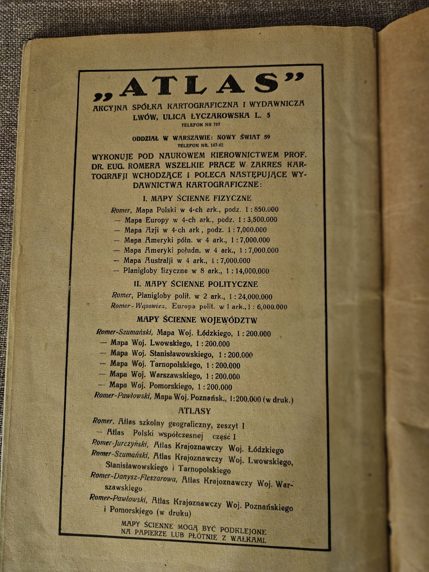 Atlas Polski 1923r