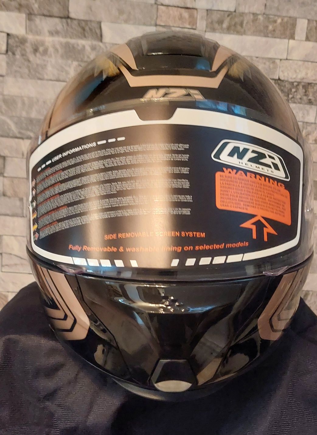 Capacete mota modelar tamanho L novo