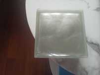 Luxfery, pustaki szklane, mleczne, chmurka, nowe 19cm x19cm x8cm