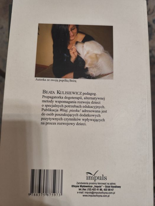 Książka do dogoterapii "Witaj piesku"