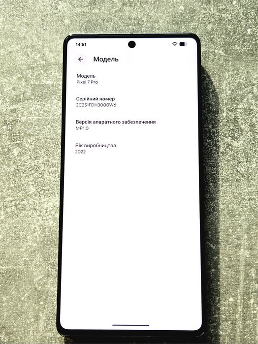 Google Pixel 7 PRO 12/128GB Obsidian. Глобальна версія