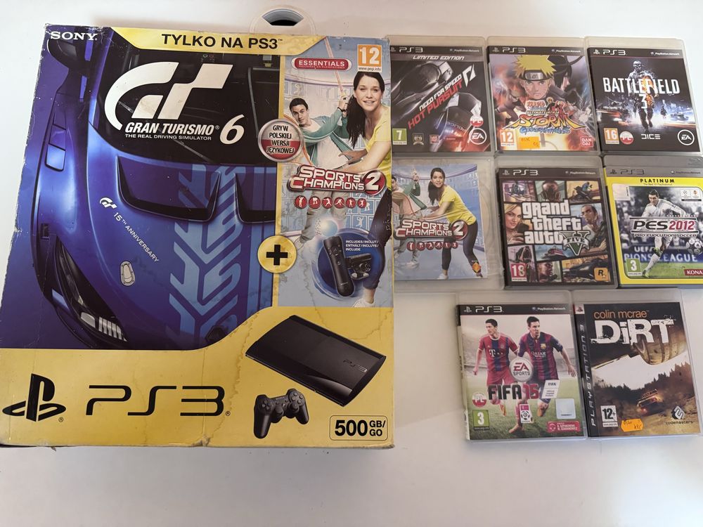 Konsola PS3 + Akcesoria