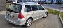 Peugeot 307 SW 1.6 benzyna, hak, 7 siedzeń, panorama