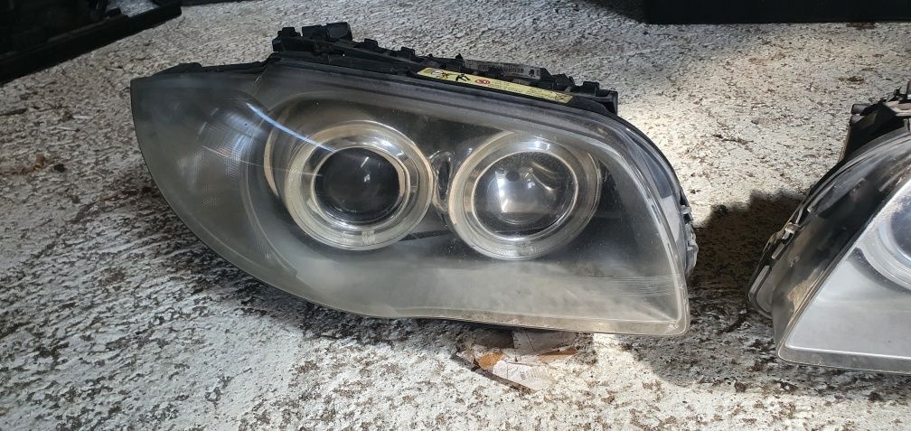 Lampa xenon Bmw e87 e81 lewa prawa lampy światła bi xenony przód przed