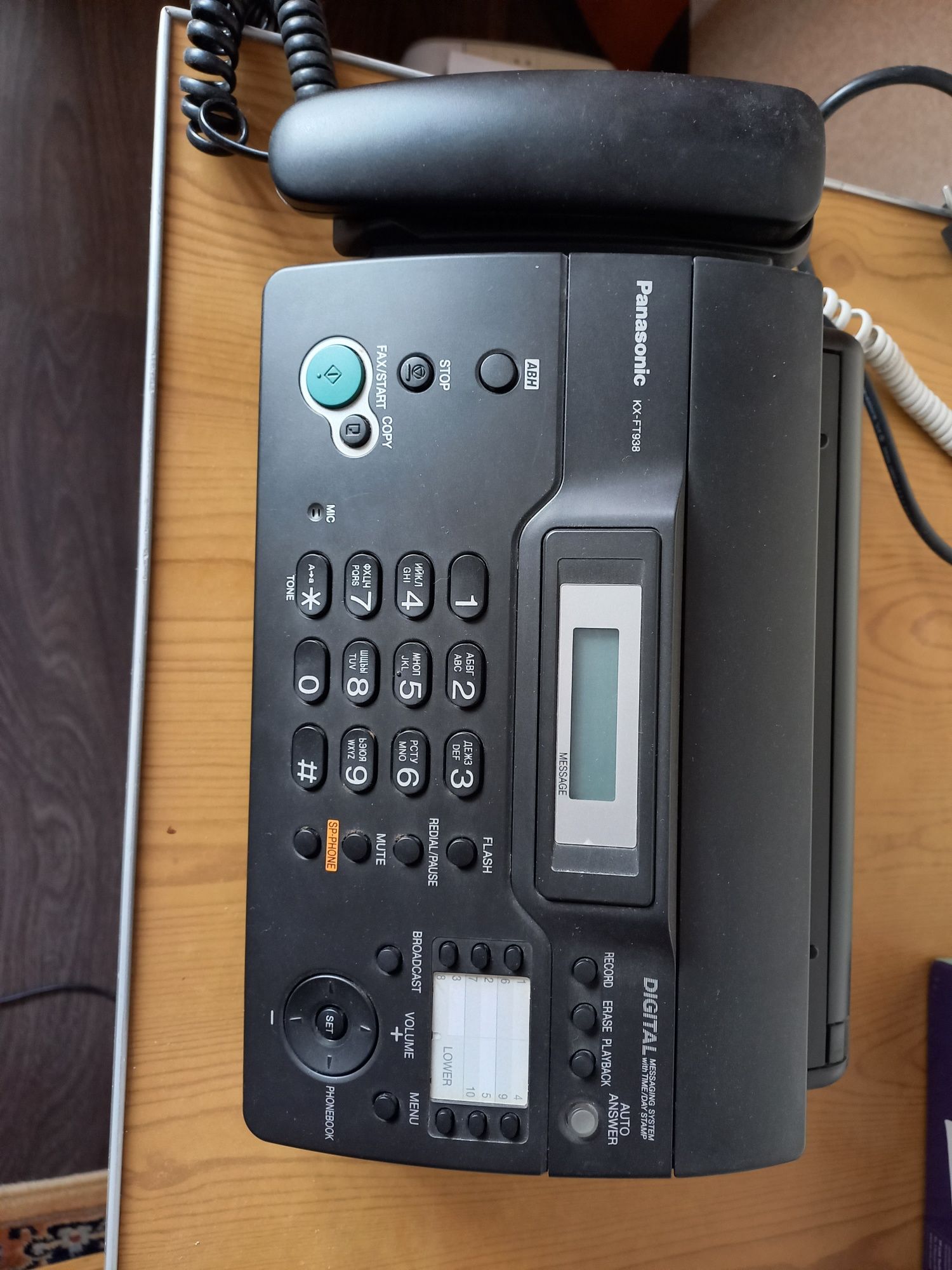 Факс Panasonic KX-FT938