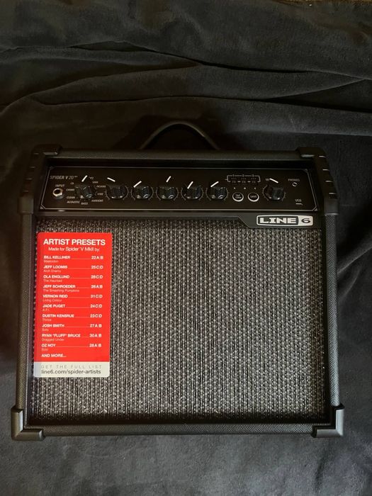 Комбопідсилювач для електрогітари Line6 Spider v 20 MKII