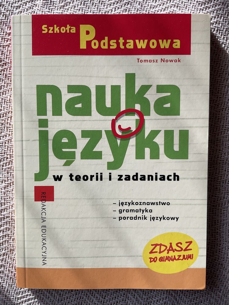 Nauka o języku w teorii i zadaniach Tomasz Nowak