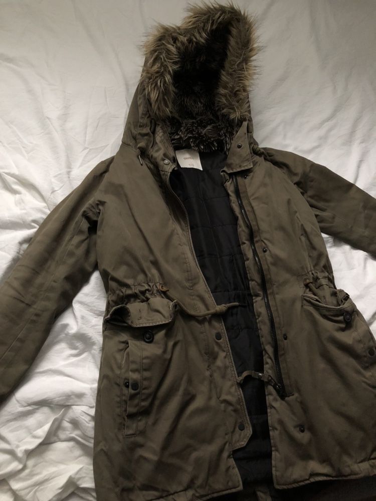 Kurtka zimowa parka khaki