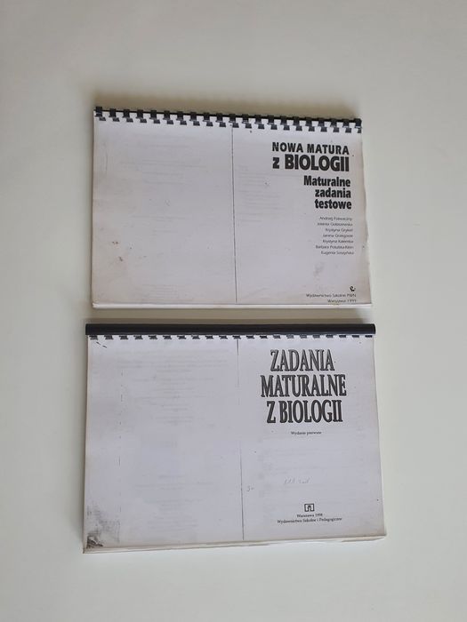 Zadania maturalne z biologii