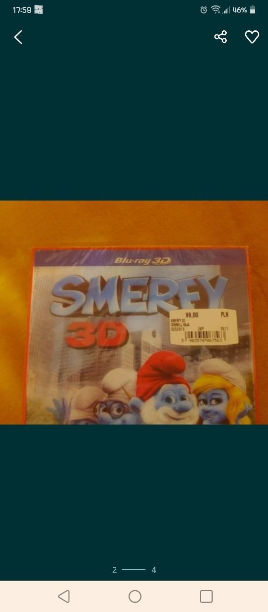 Smerfy 3D Blu-Ray Dubbing PL.