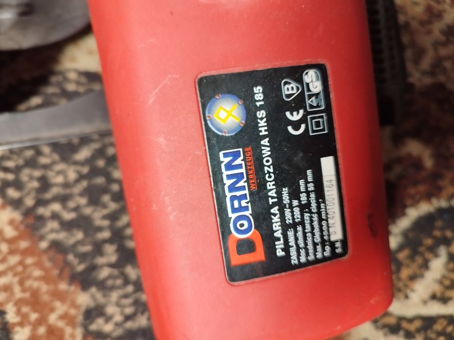 Pilarka tarczowa HKS 185 uszkodzone