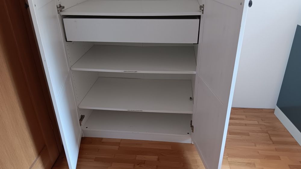 Szafa ikea pax hemnes 236x60x100 biała bejca