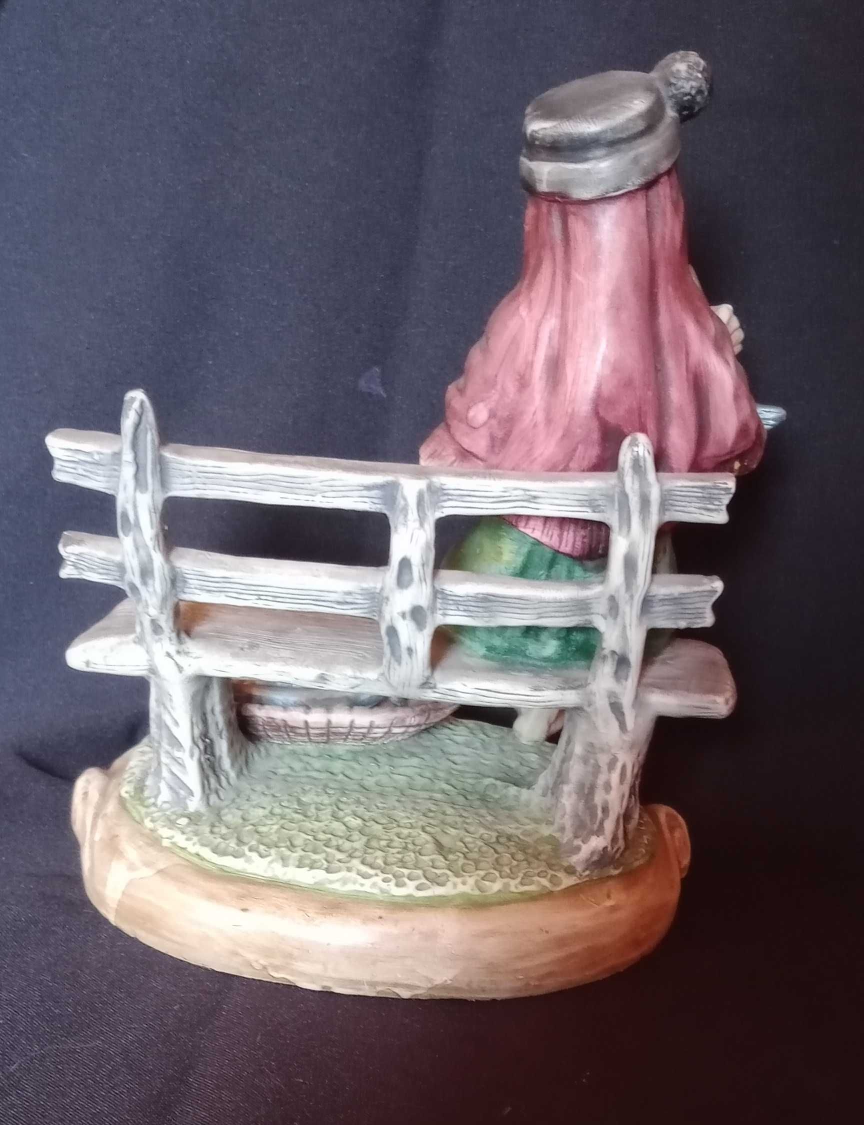 Boneco decorativo peixeira