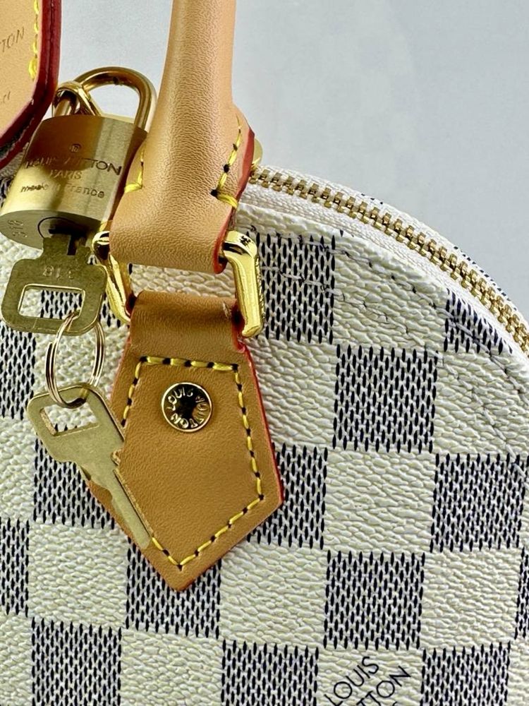 Louis Vuitton - alma damier azur |  torebka mała bag lv