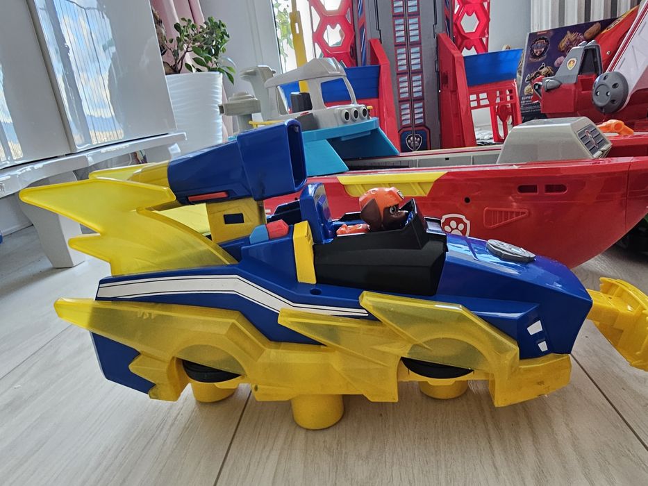 Psi patrol zestaw autka Wielka Baza stan idealny