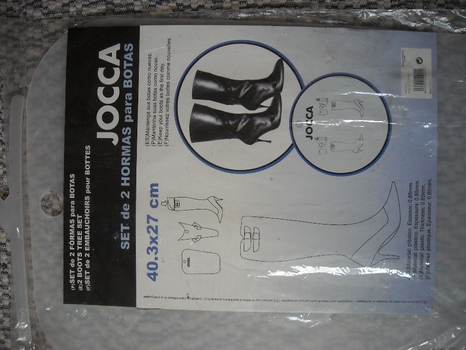 Conjunto de 2 formas para botas de senhora novo