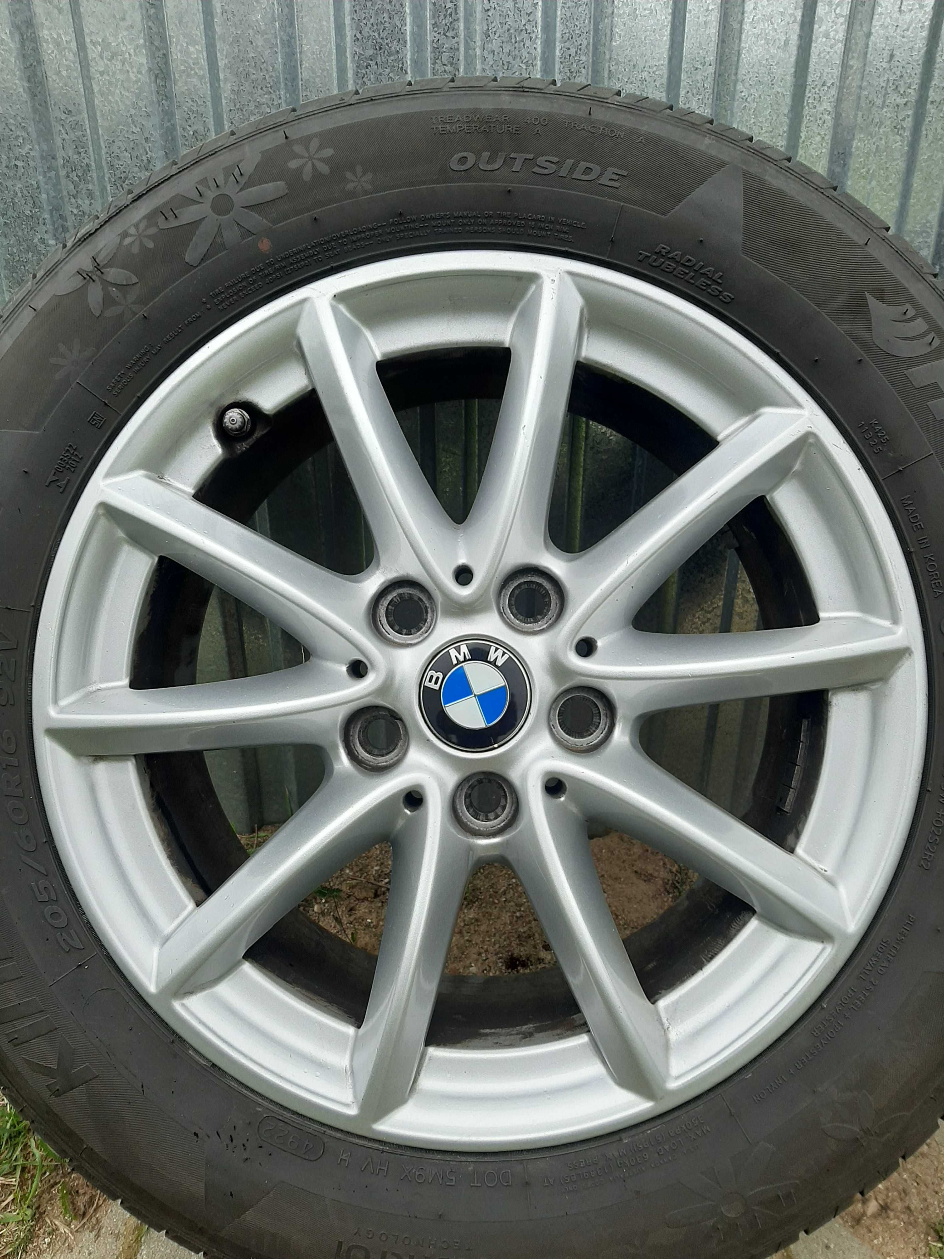 Koła Alu 16" BMW F45 F46 / 5x112 7Jx16 ET52 / 205/60R16 7mm 2022r