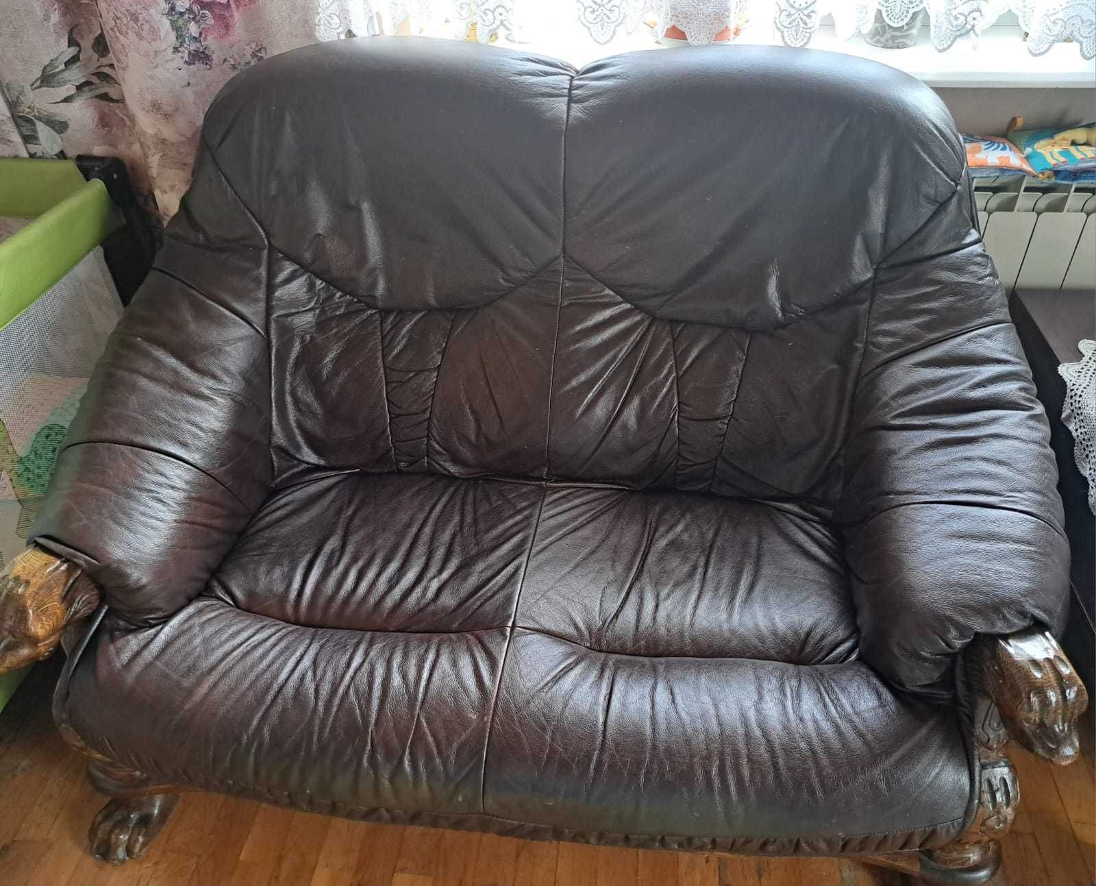 Sofa skórzana 3 os i 2 os Zestaw KLER
