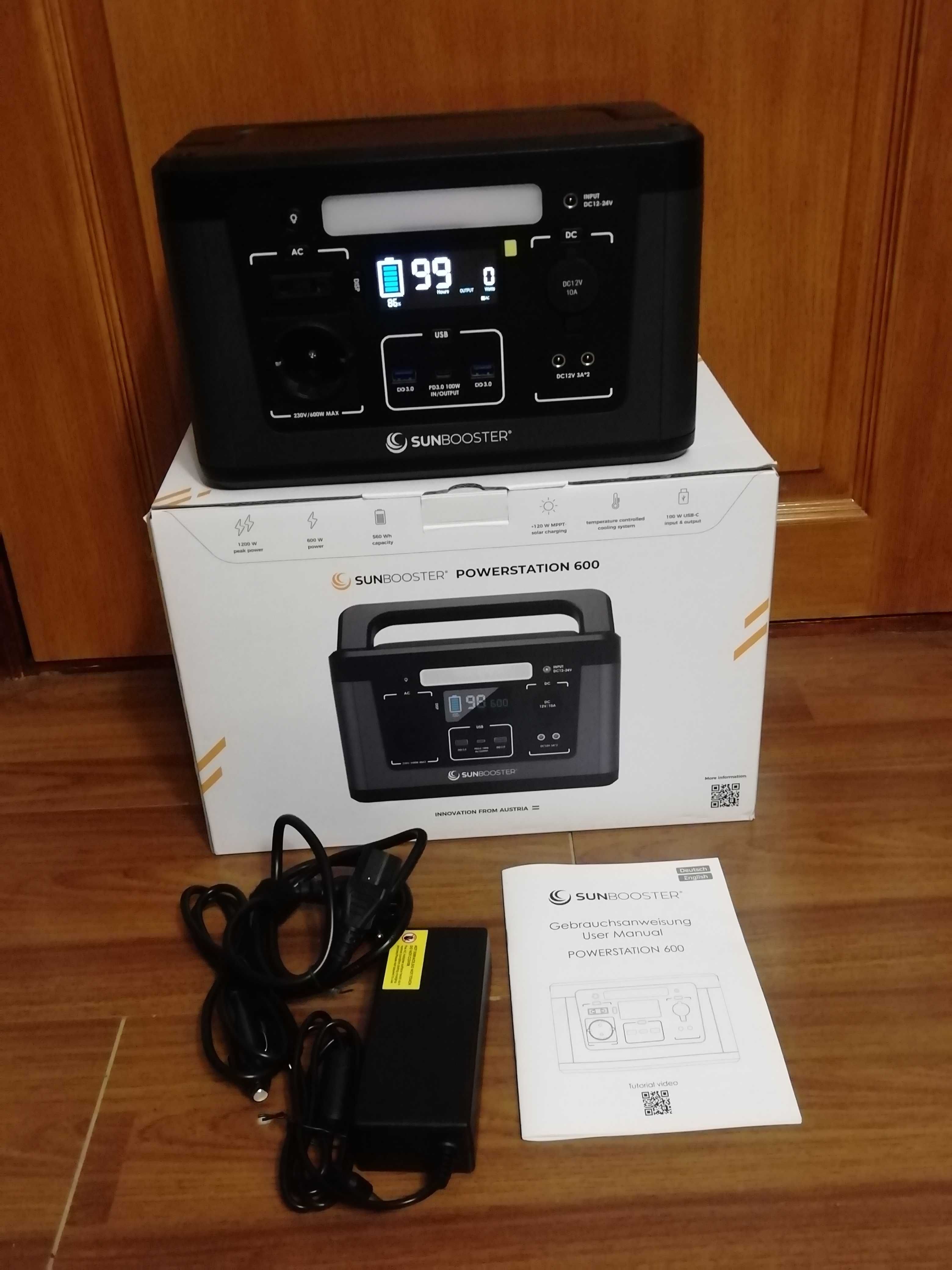 Зарядна станція Sunnybag Powerstation 600W 560Wh