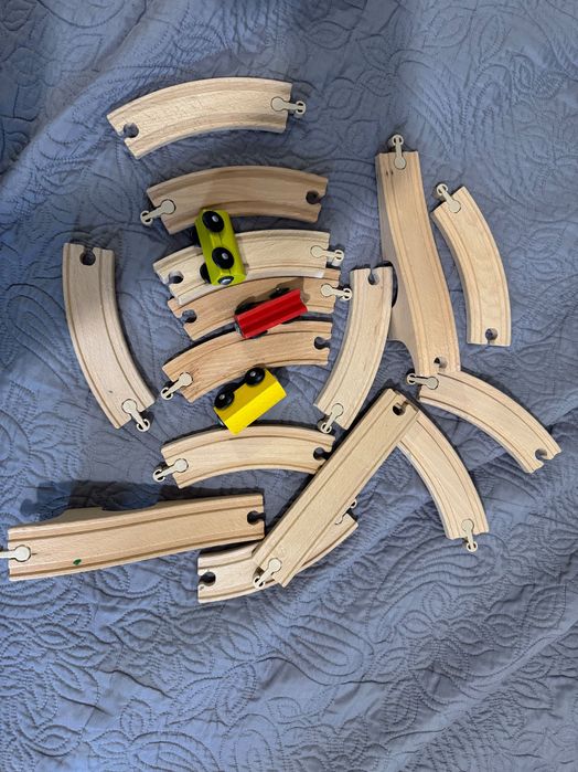 Kolejka drewniana ikea