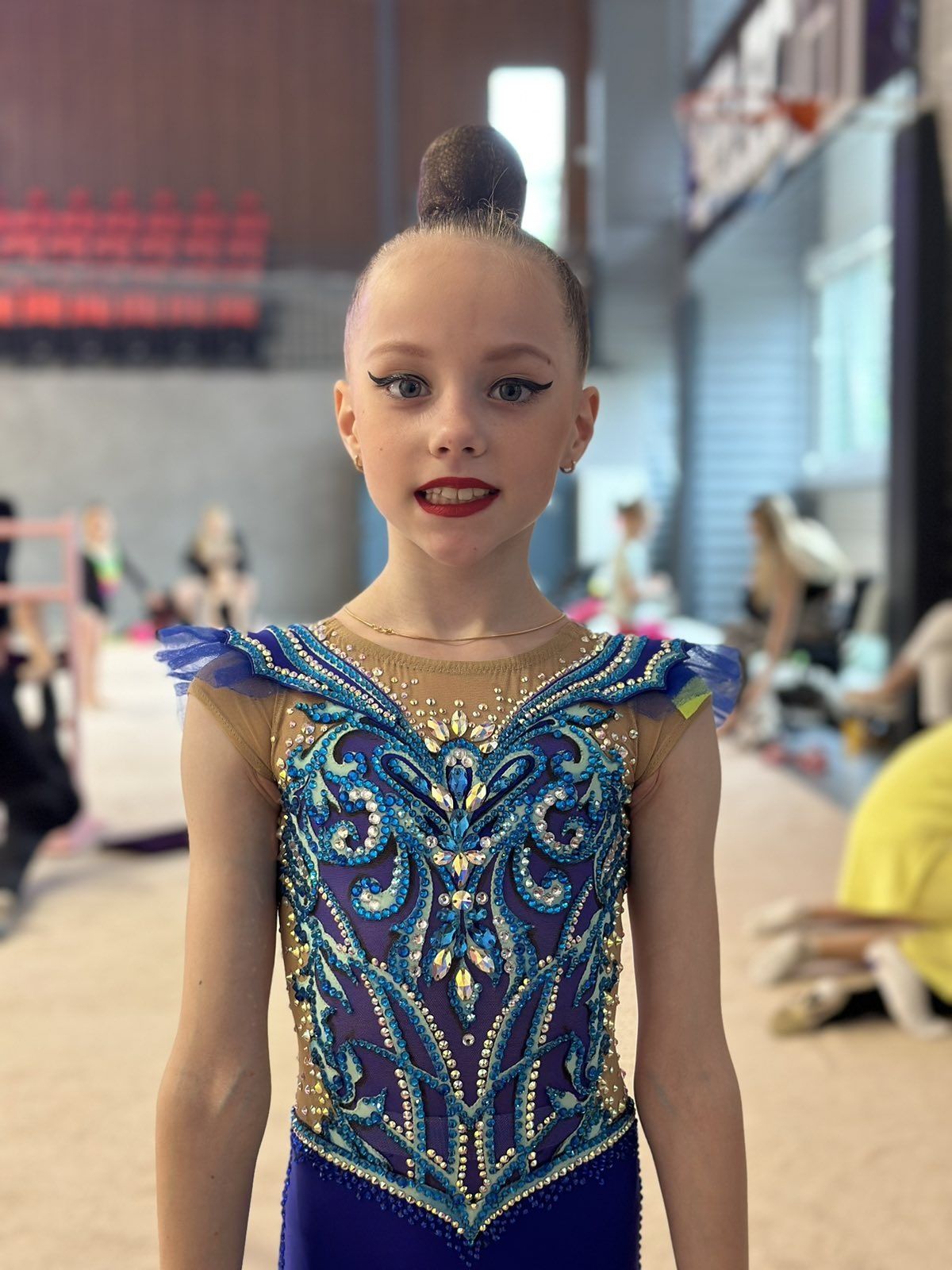 Купальник комбінезон для художньої гімнастики