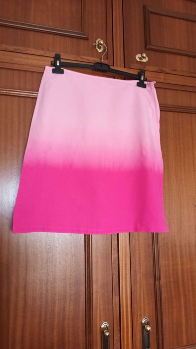 Saia em cor de rosa