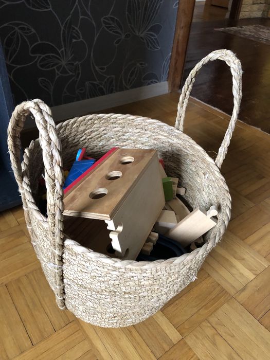 Drewniane tory ,pociag