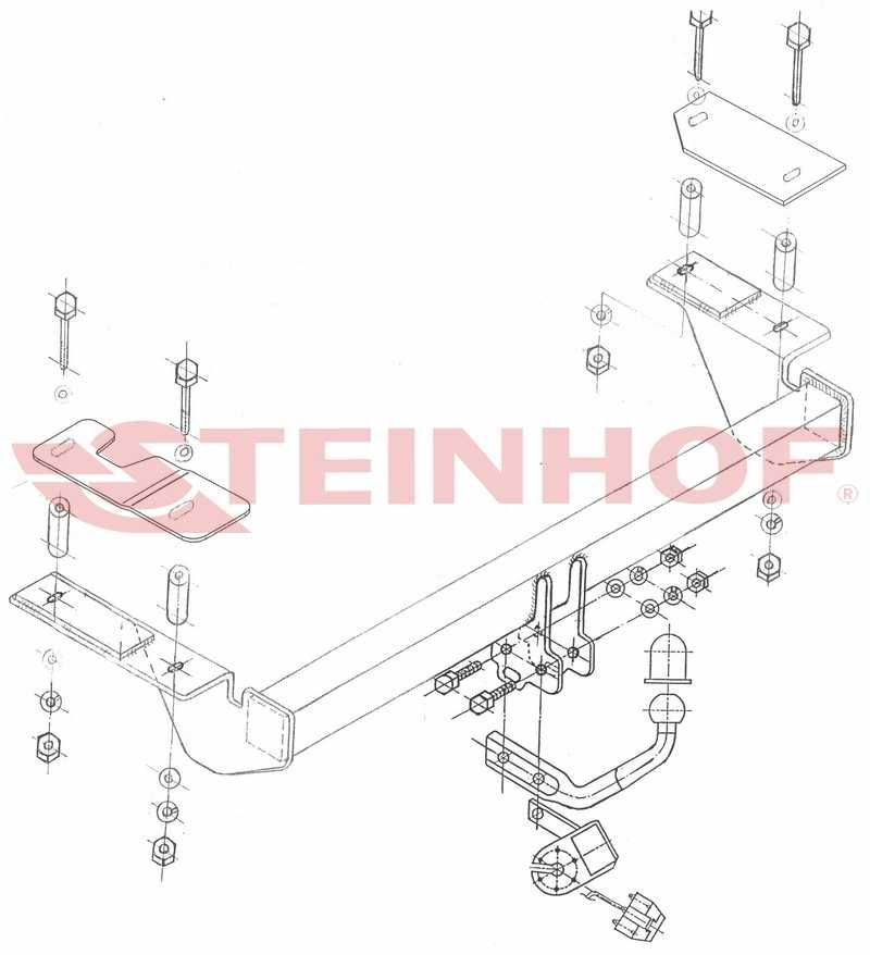 HAK Holowniczy + Moduł 7P do Opel Astra III H Hatchback 2004 do 2014