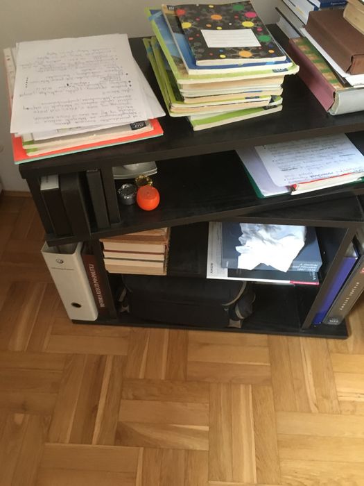 Stolik pod telewizor z obrotową podstawką, oddam także bez nakładki