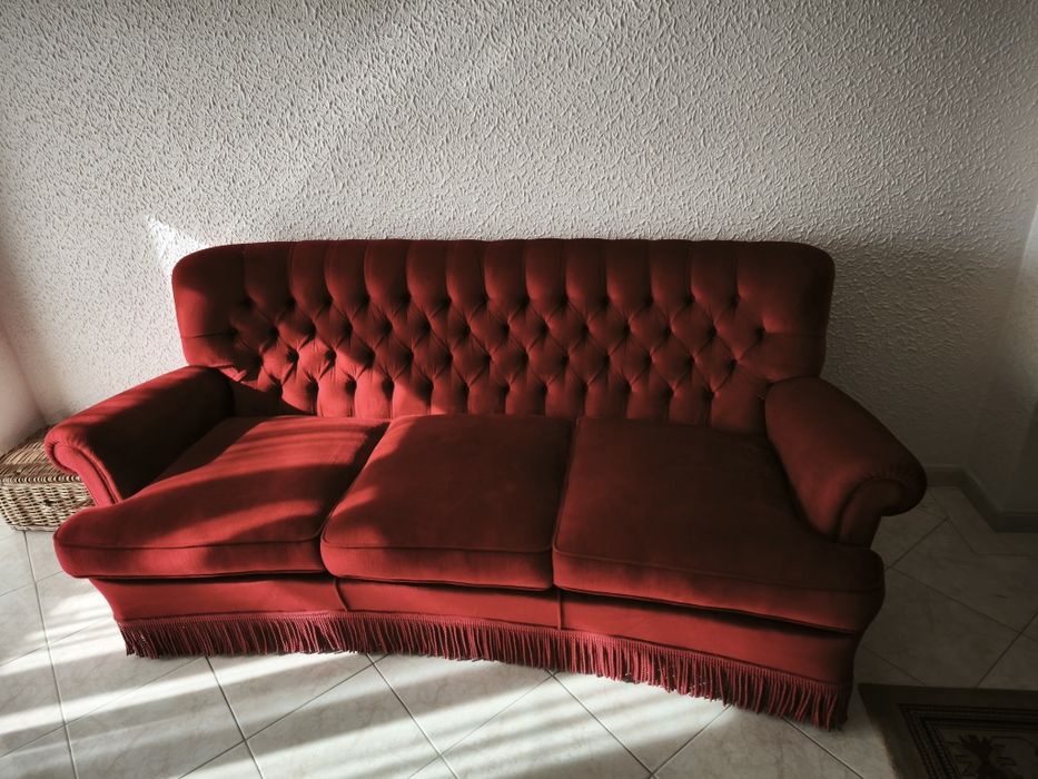 Sofás estilo capitonê