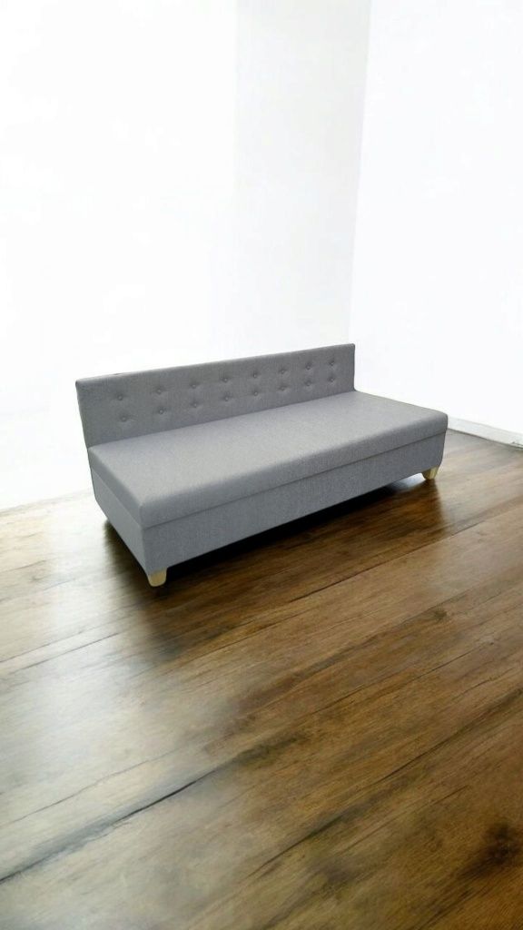 Łóżko sofa tapczan z pojemnikiem na pościel 80