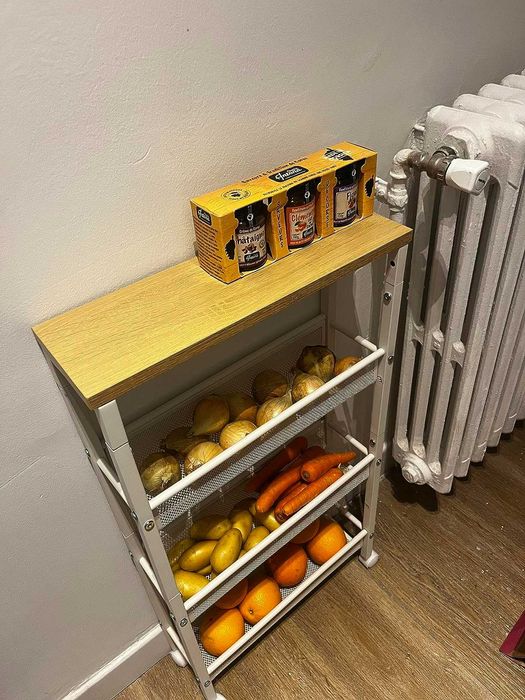 Półki akcesoria do łazienki z poziomami biały przechowywanie