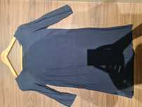 Vestido azul liso