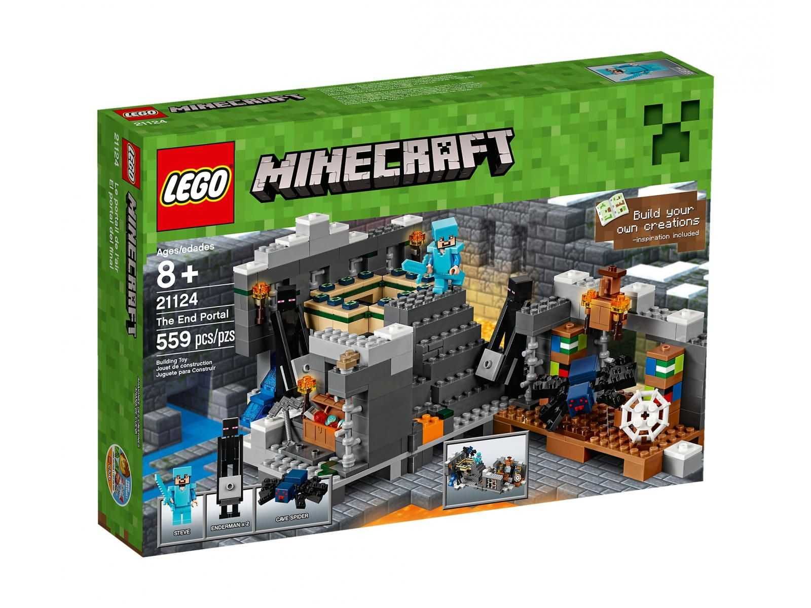 LEGO Minecraft - 21124 - Portal Kresu - stan BDB