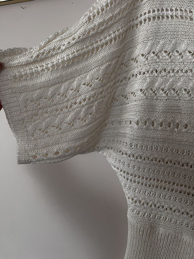 Sweter siatka boho
