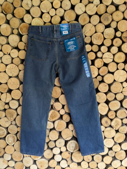 Spodnie robocze meskie ocieplane polarem rozmiar 34x34