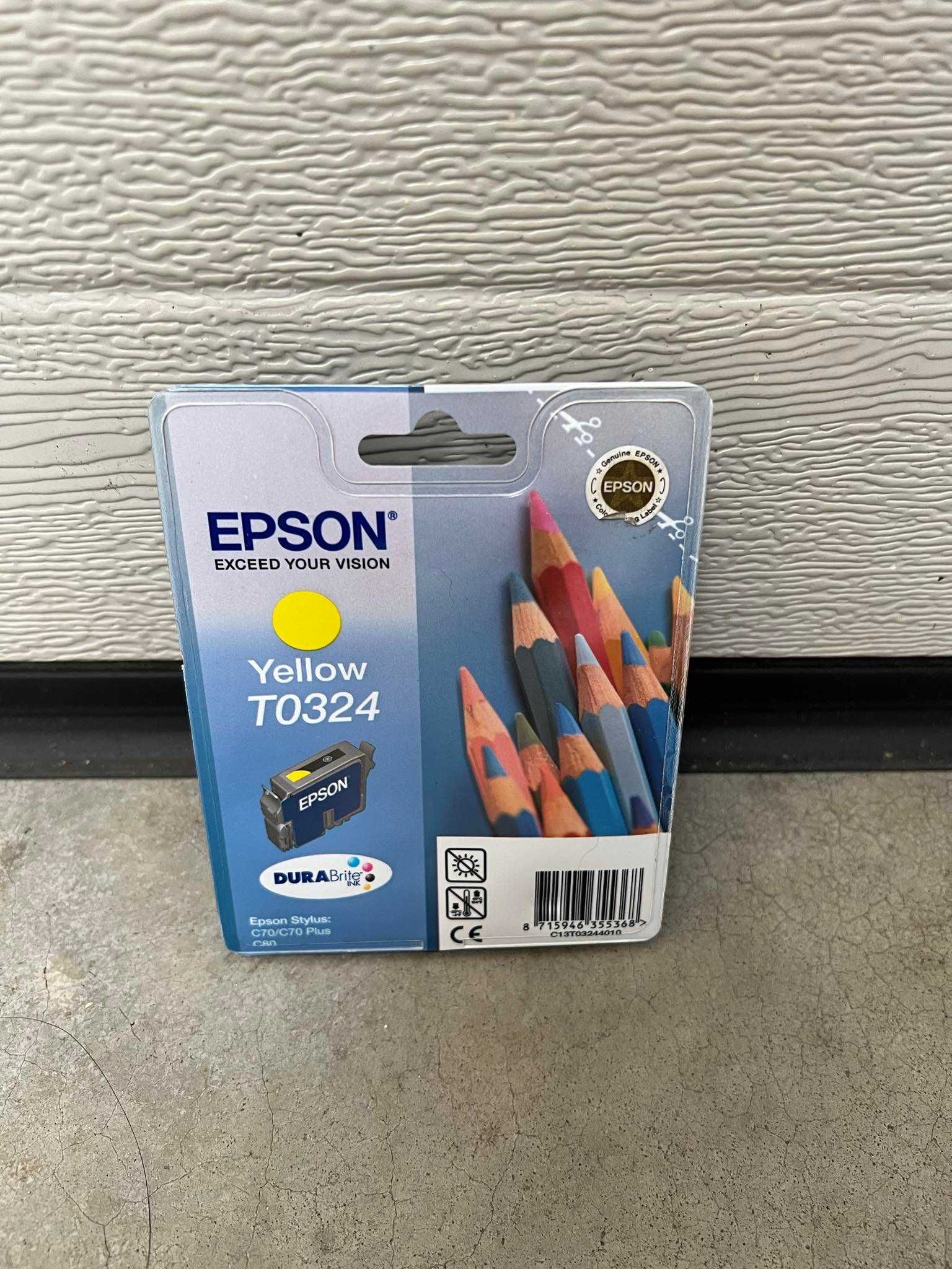 Tusz do drukarki Epson Yellow żółty T0324 / Epson Stylus C70 Plus C80