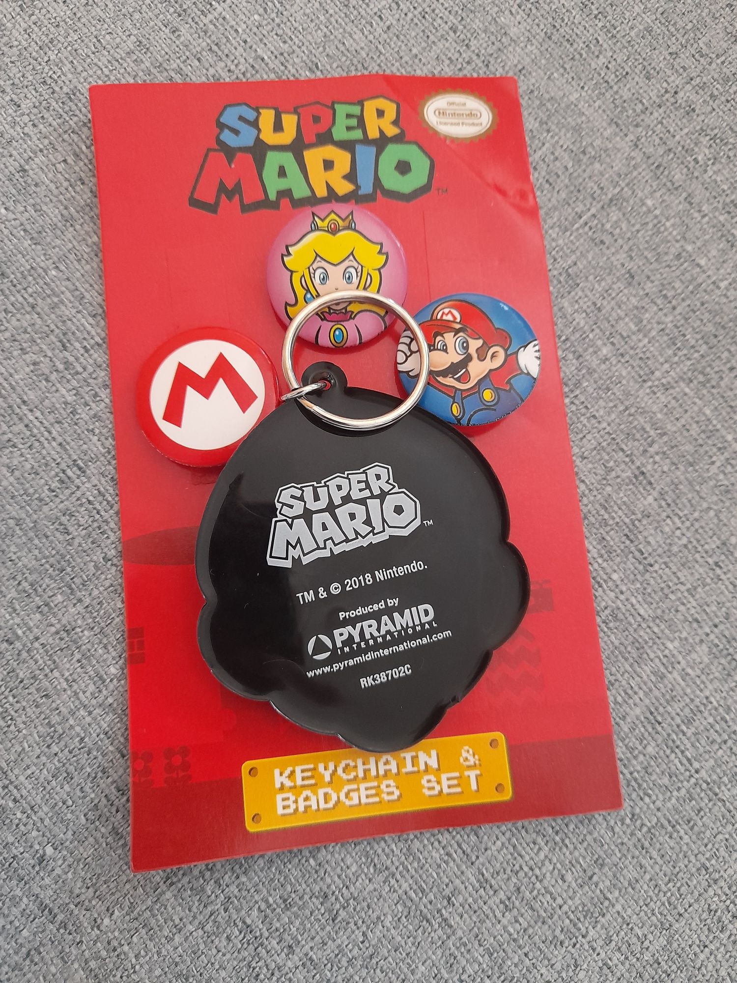 Porta-Chaves e crachás Super Mario