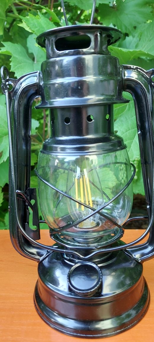 Kultowa Lampa Latarnia Naftowa Na prąd